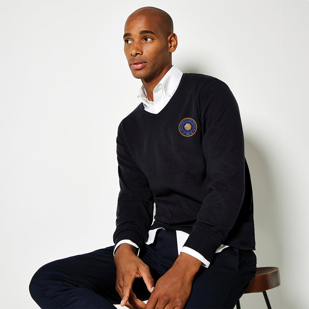 Chelsea Pitch Owners 1993 Mens V-Neck Knitted Sweater | Chelsea Pitch Owners Store