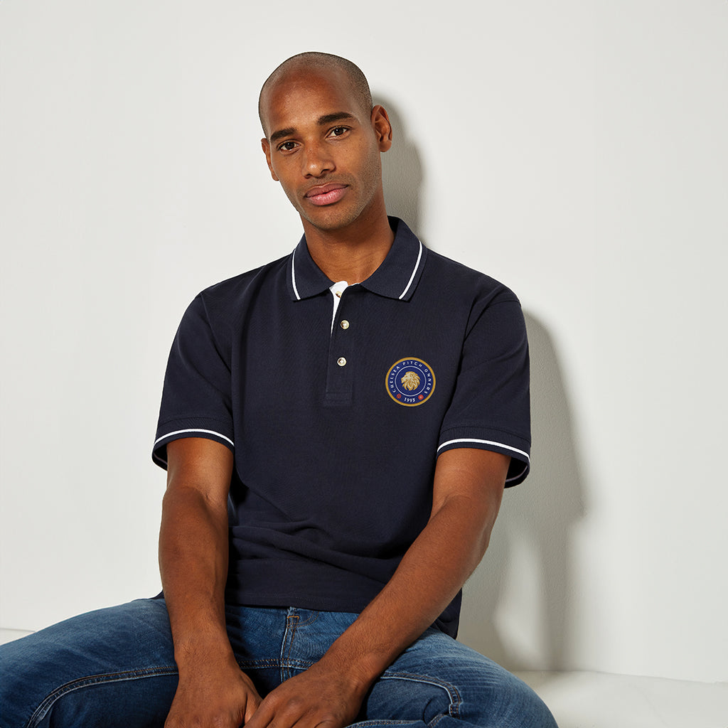 Chelsea Pitch Owners 1993 Mens Contrast Polo Shirt | Chelsea Pitch Owners Store