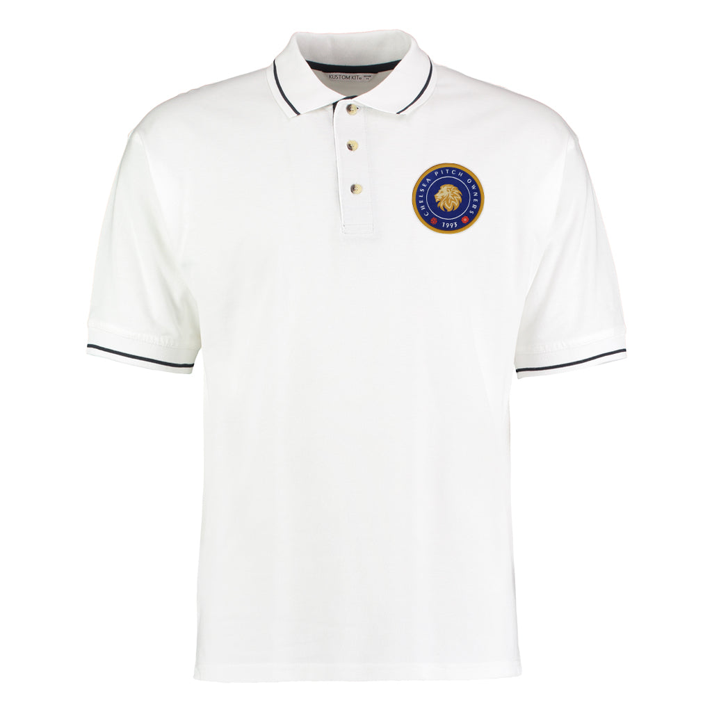 Chelsea Pitch Owners 1993 Mens Contrast Polo Shirt