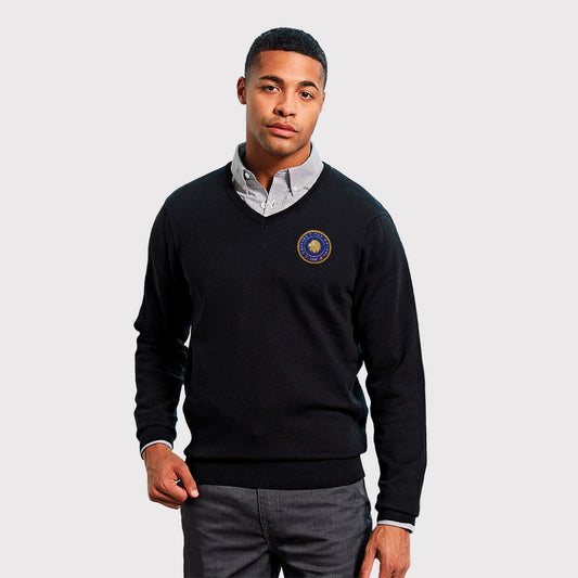 Chelsea Pitch Owners 1993 Mens V-Neck Fine Knitted Sweater | Chelsea Pitch Owners Store